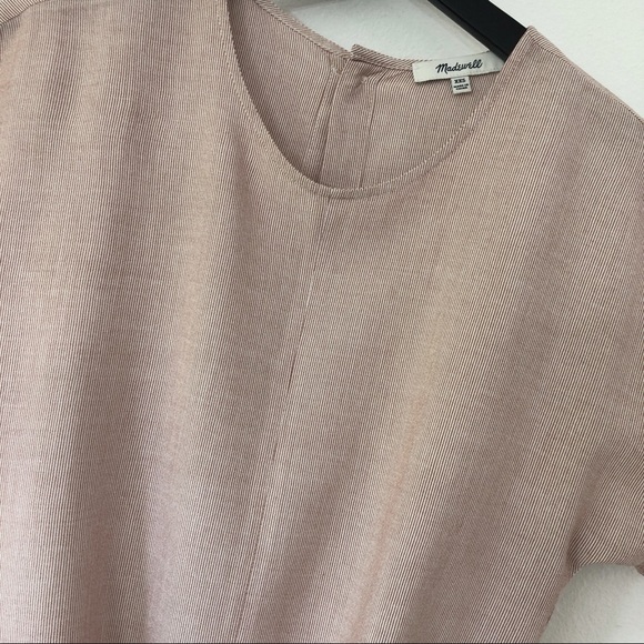 Madewell Button-Back Tie Tee in Stripe - Picture 8 of 13